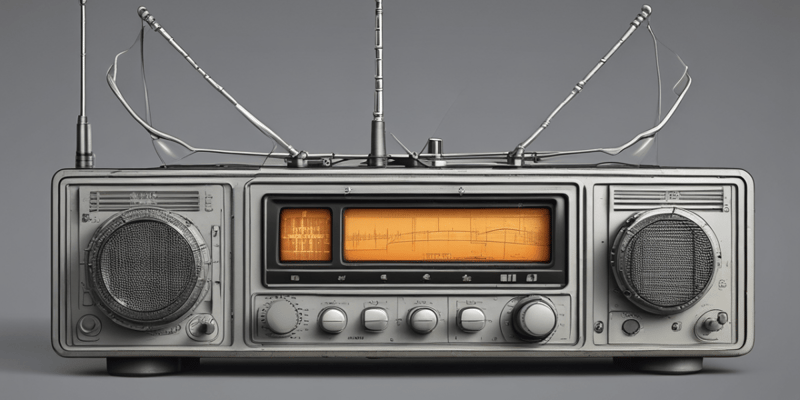 Radio Equipment and Antenna Characteristics