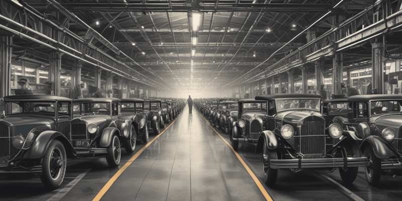 Historia de la Industria Automotriz