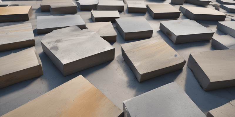 Concrete Materials and Processes Quiz