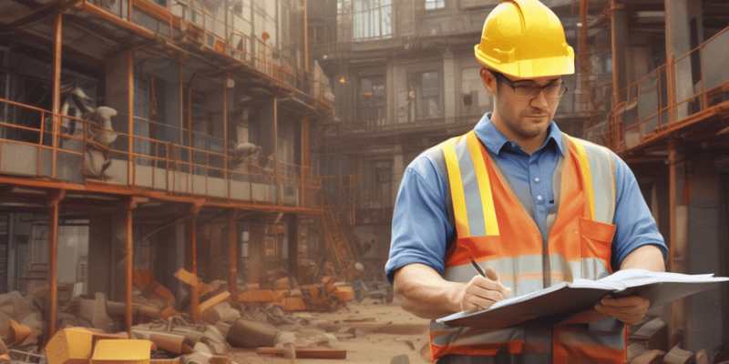 Seguridad y Salud en Obras de Construcción