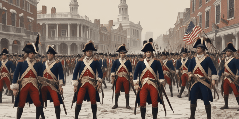 The Boston Massacre of 1770