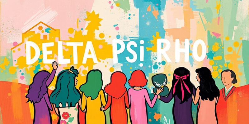 Delta Psi Rho Sorority Overview