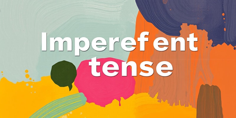 Conjugation de 'querer' in Imperfecto