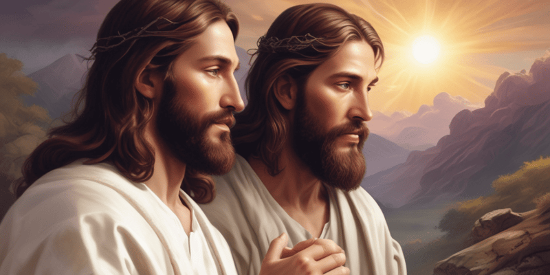 예수님의 그리스도 되심과 제자들의 깨달음
