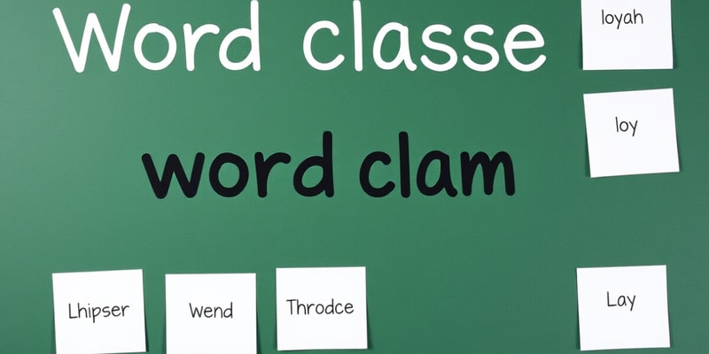 Word Classes Flashcards