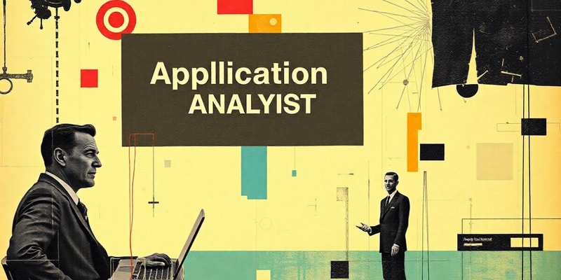 Application Analyst Training Module