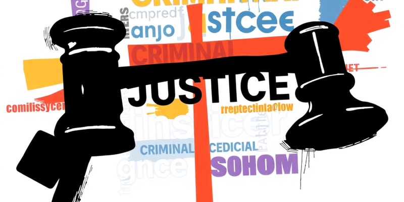 Criminal Justice Terminology Quiz