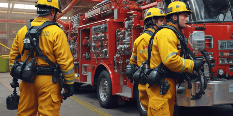 SOG 18 Fire Rescue Water Supply Operations Procedures Quiz