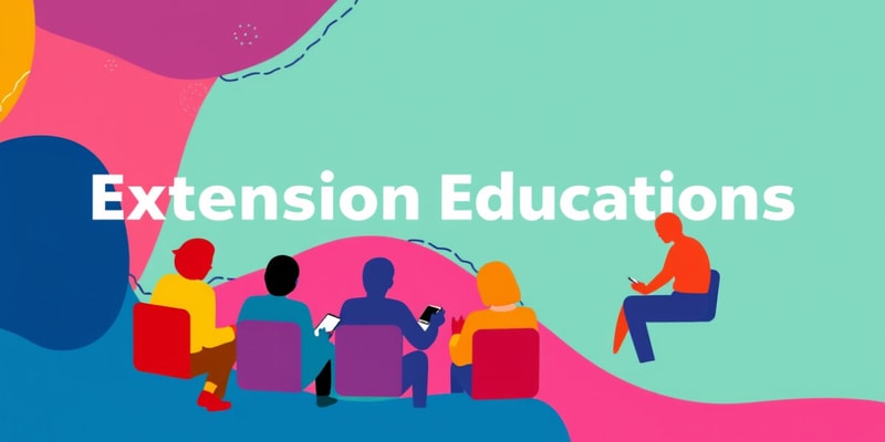 Extension Education Principles