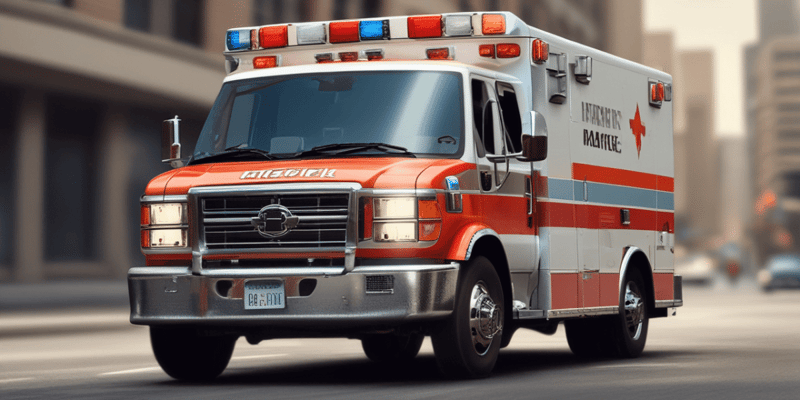 Emergency Medical Services (EMS) and Ambulance Operations
