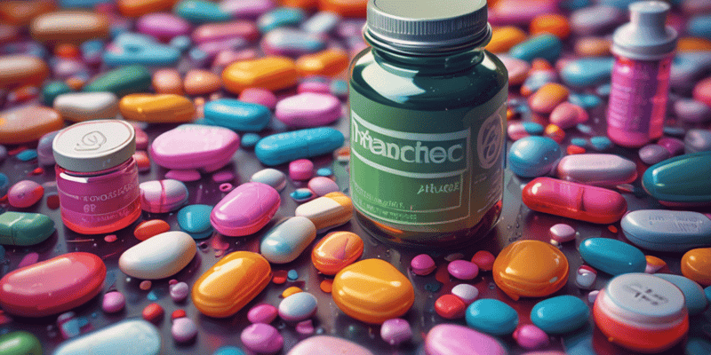Pharmacokinetics of Anticholinergic Drugs Quiz