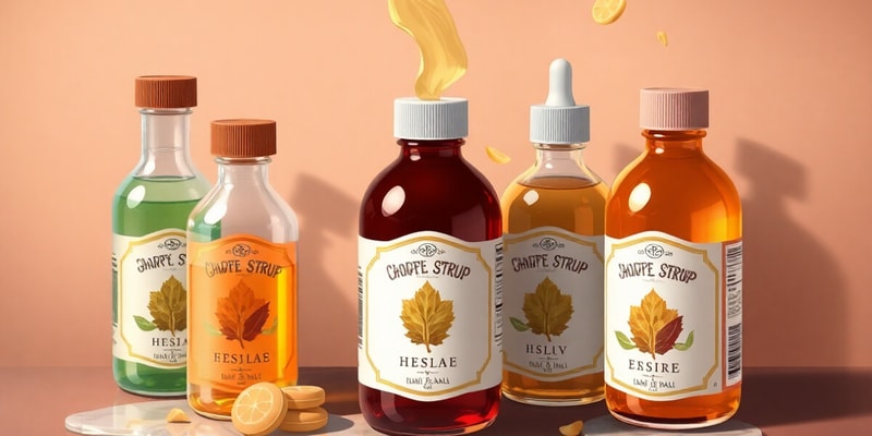 Syrups and Their Components