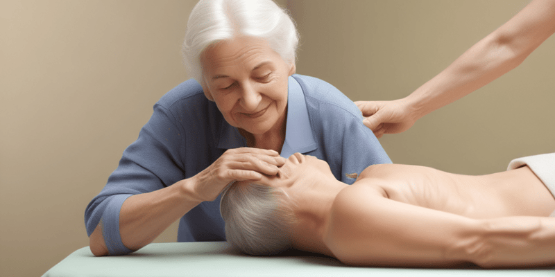 Geriatric Massage Importance for Seniors