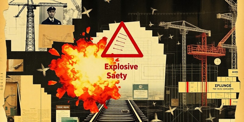 Storage and Use of Explosives in Railways