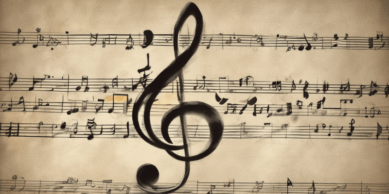 Music Notation: Clefs and Note Names