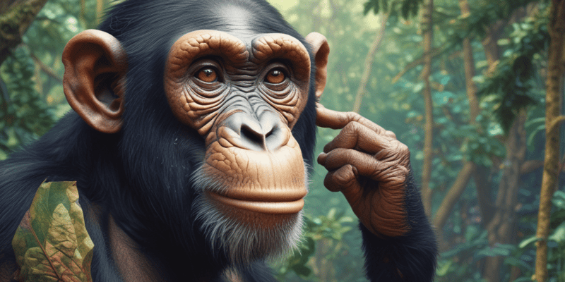 Chimpanzee Memory and Human Evolution Quiz
