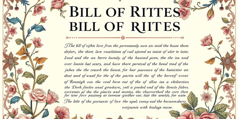 Overview of the Bill of Rights