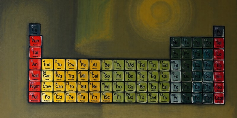 Chemistry Mendeleev’s Periodic Law and Table