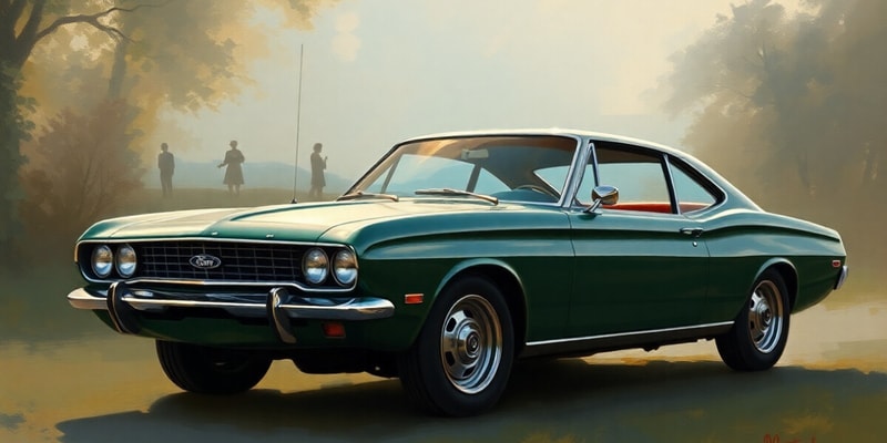 Ford Capri: Design und Motoroptionen