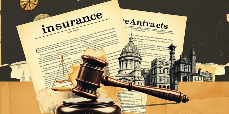 Legal Concepts of the Insurance Contract