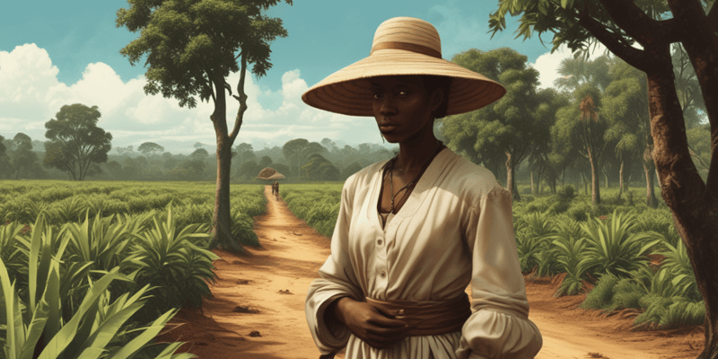 Sugar Plantations: Control of Enslaved Africans
