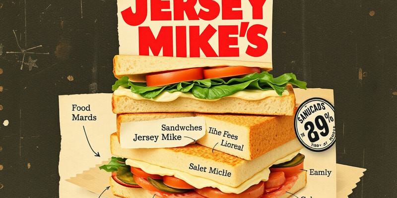 Jersey Mike's Sandwiches Flashcards