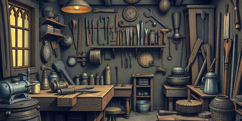 Workshop Tools and Their Functions