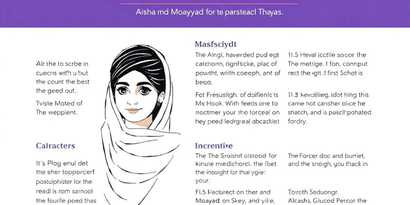 Character Traits of Aisha and Moayyad