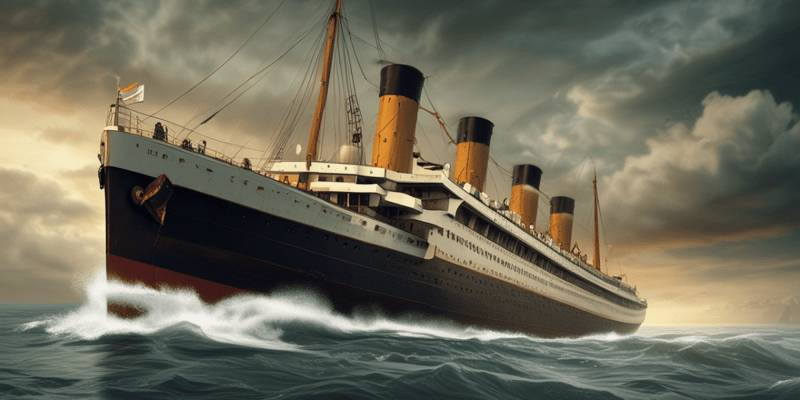 Titanic's Tragic Maiden Voyage: Survival Rates