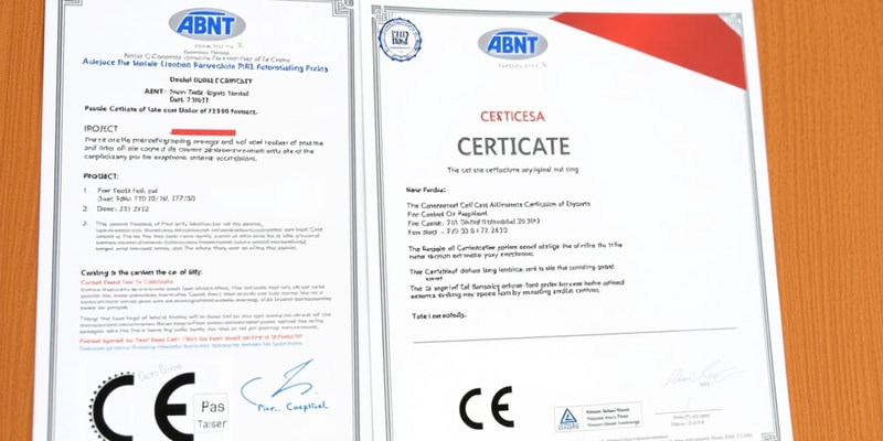 Certificação de Produtos - ABNT ISO/IEC