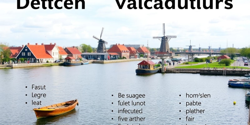 Hoofdstuk 4 Vocabulair Quiz