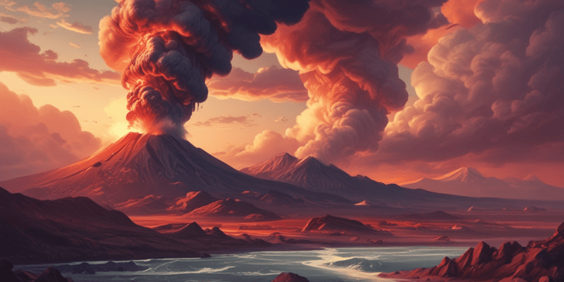 Les volcans explosifs à la frontière des plaques tectoniques