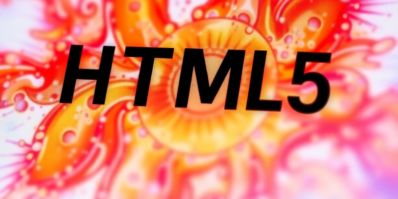 HTML5 Overview and Versions