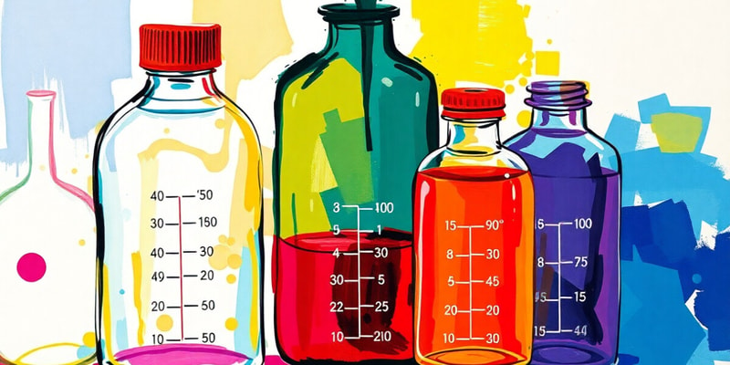 Cálculos de Jarabe Medicamentoso