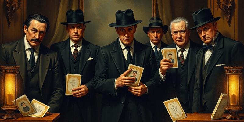 Mafiosi Flashcards