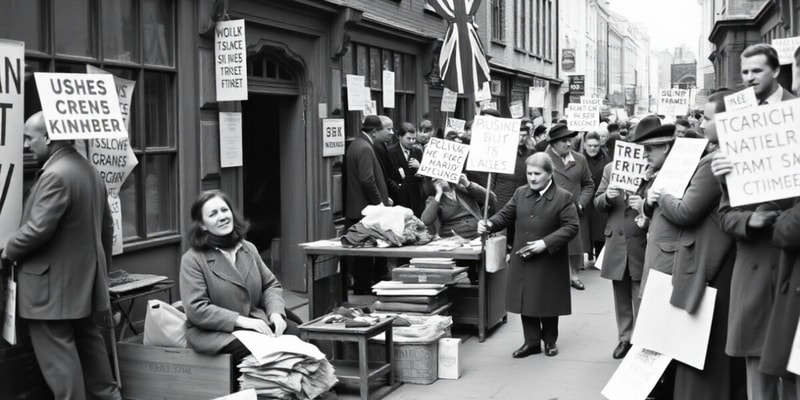 Post-WW1 Economic Challenges in Britain