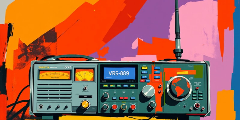 VRS-889 Radio Set Overview