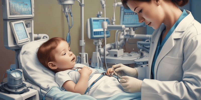 Anesthesia in Pediatric Patients