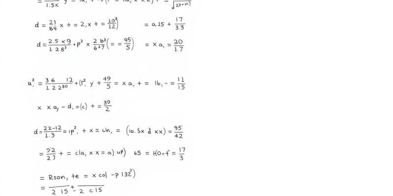 Algebra II - Parabolas Flashcards