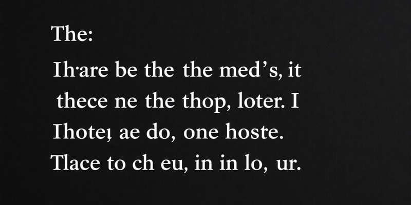 La oración gramatical y sus partes