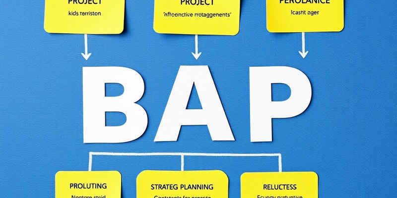 Definición de BAP: Análisis de Proyectos