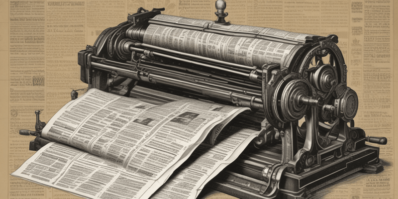 History of Newspapers
