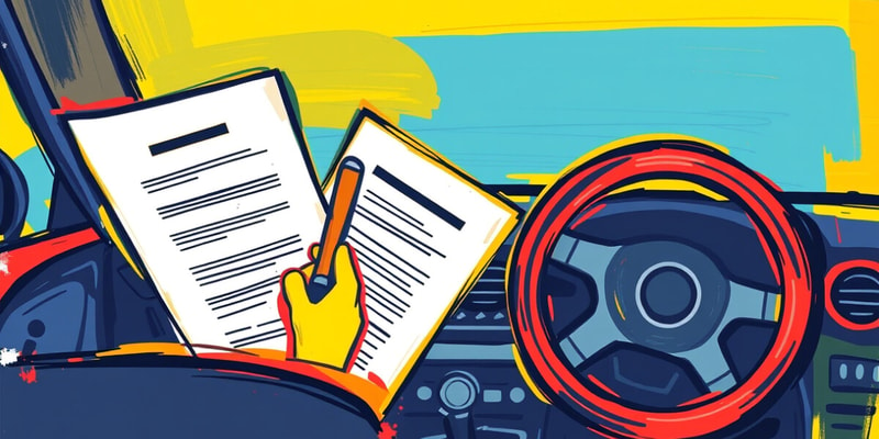 Driving Documents - Insurance Unit 9 Lesson 2.1