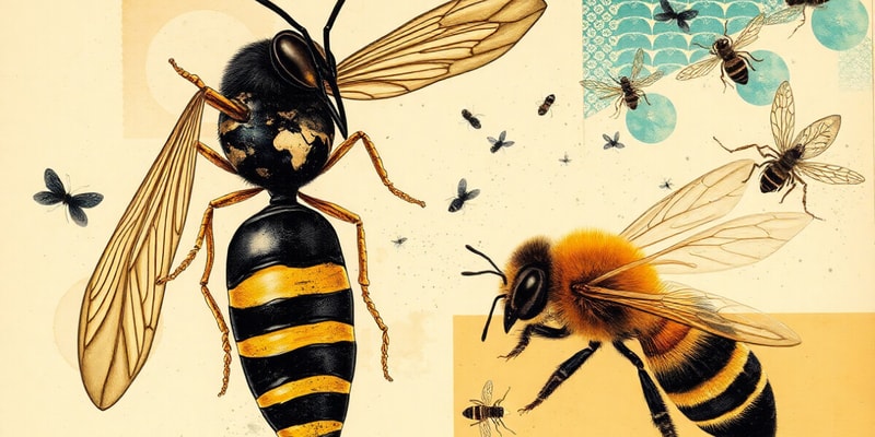 Wasp and Honeybee Social Systems