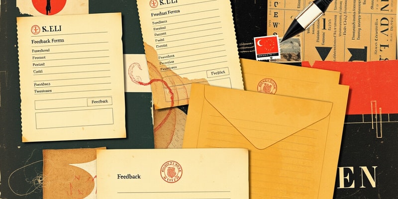 Feedback Forms and Their Components