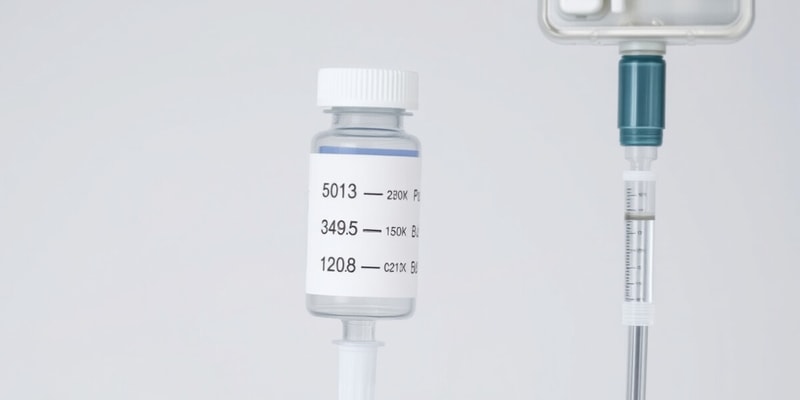 Dosage Calculations and IV Flow Rates