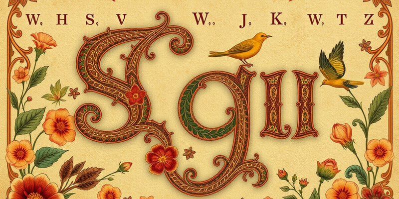 Sgaw Karen Alphabet Flashcards