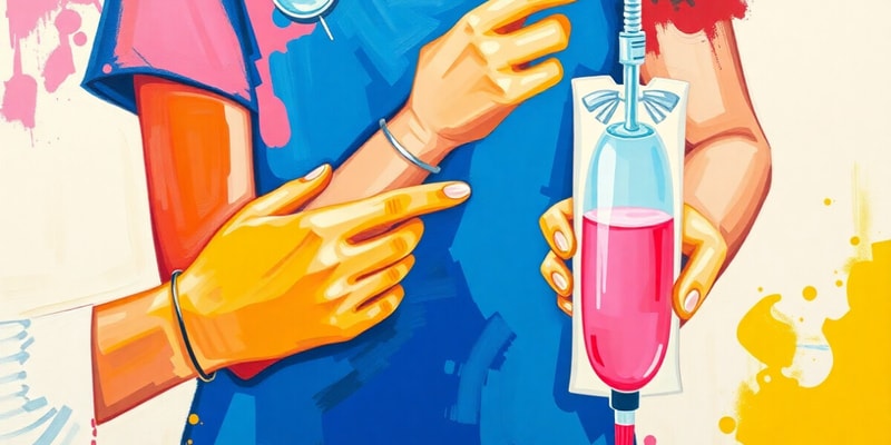 IV Insertion and Fluid Administration Quiz