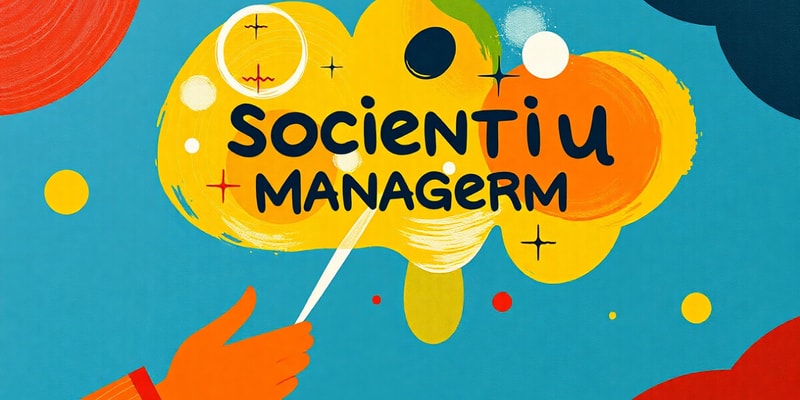 Job Design and Scientific Management Concepts