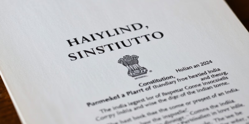 Overview of the Indian Constitution